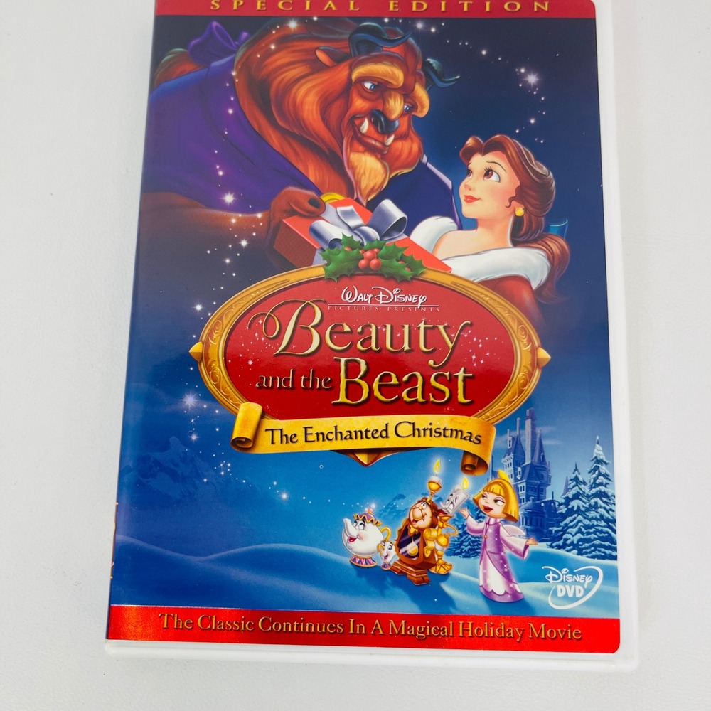 Disney Beauty and the Beast The Enchanted Christmas DVD Special Edition G Good